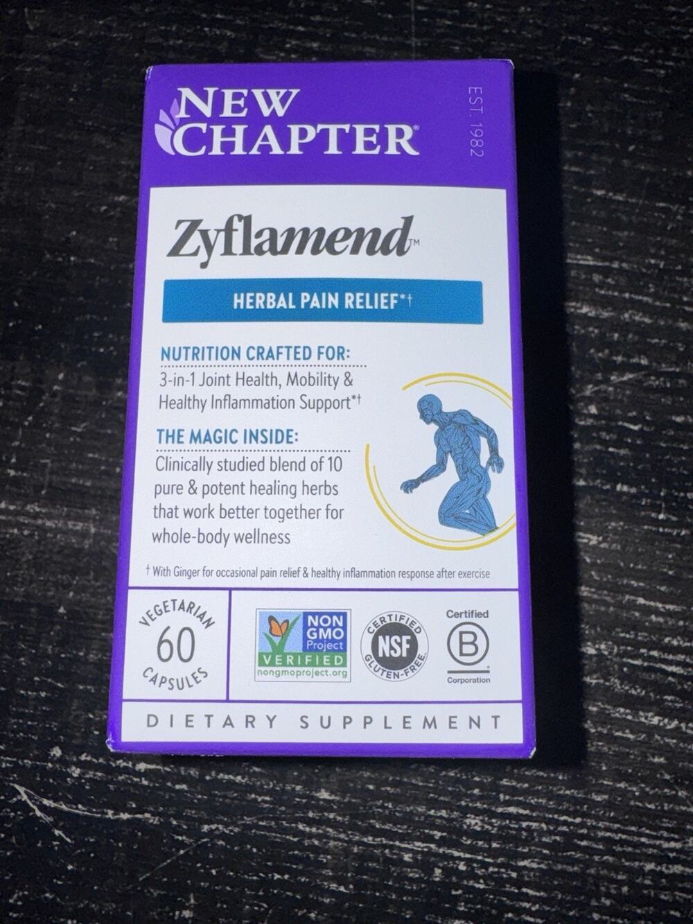 New Chapter Zyflamend - 60 Vegetarian Capsules Ex 4/2029